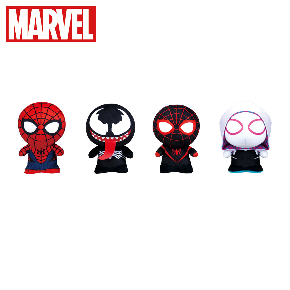 Marvel Moipon モアプラスぬいぐるみ スパイダーマン ヴェノム マイルス モラレス ゴースト スパイダー セガプラザ