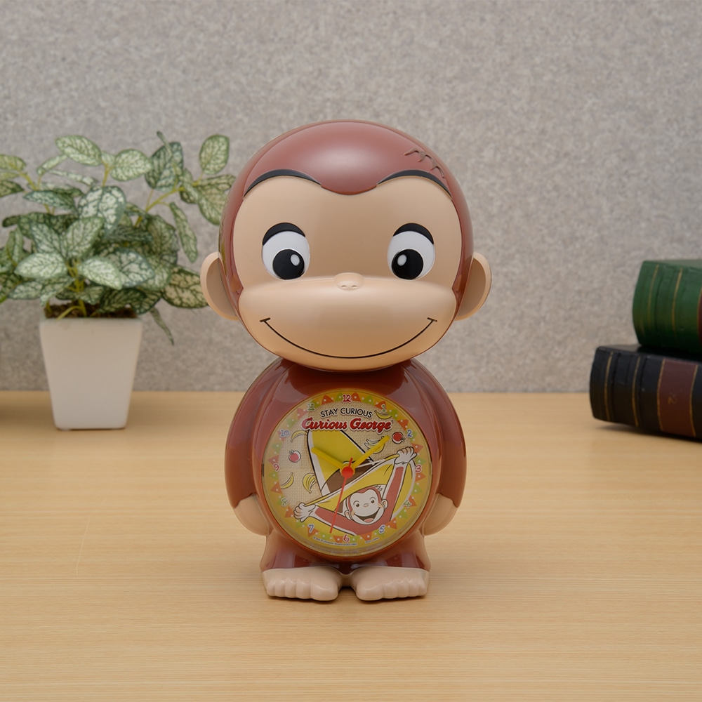 おさるのジョージ プレミアムキャラ型クロック セガプラザ
