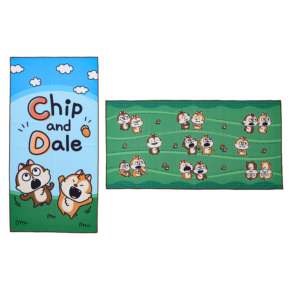 にしむらゆうじ画 チップとデール プレミアムバスタオル セガプラザ