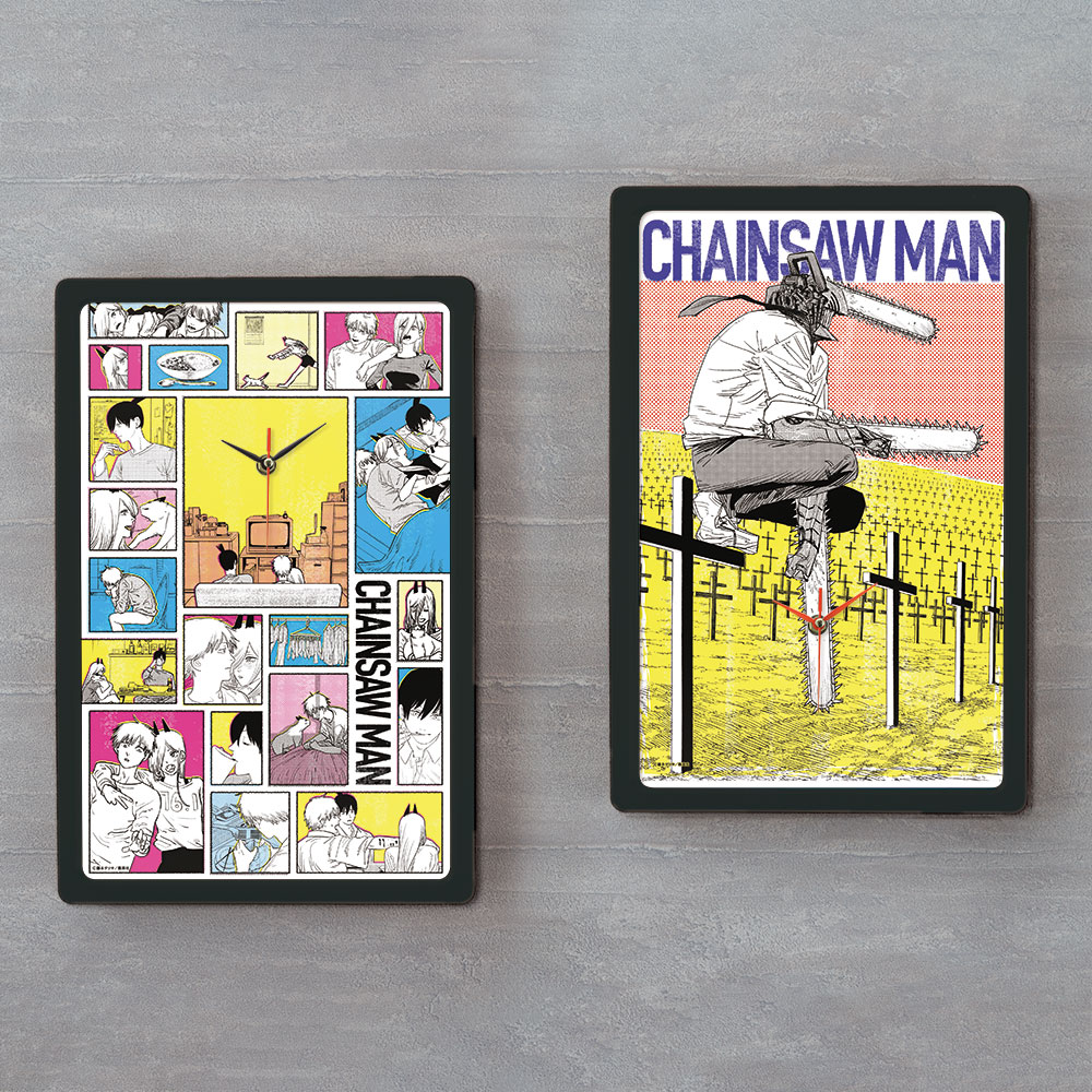 チェンソーマン プレミアムビッグスクエアウォールクロック セガプラザ